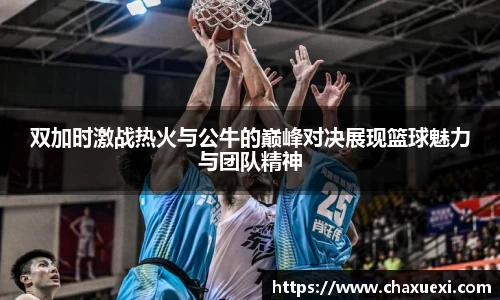 双加时激战热火与公牛的巅峰对决展现篮球魅力与团队精神